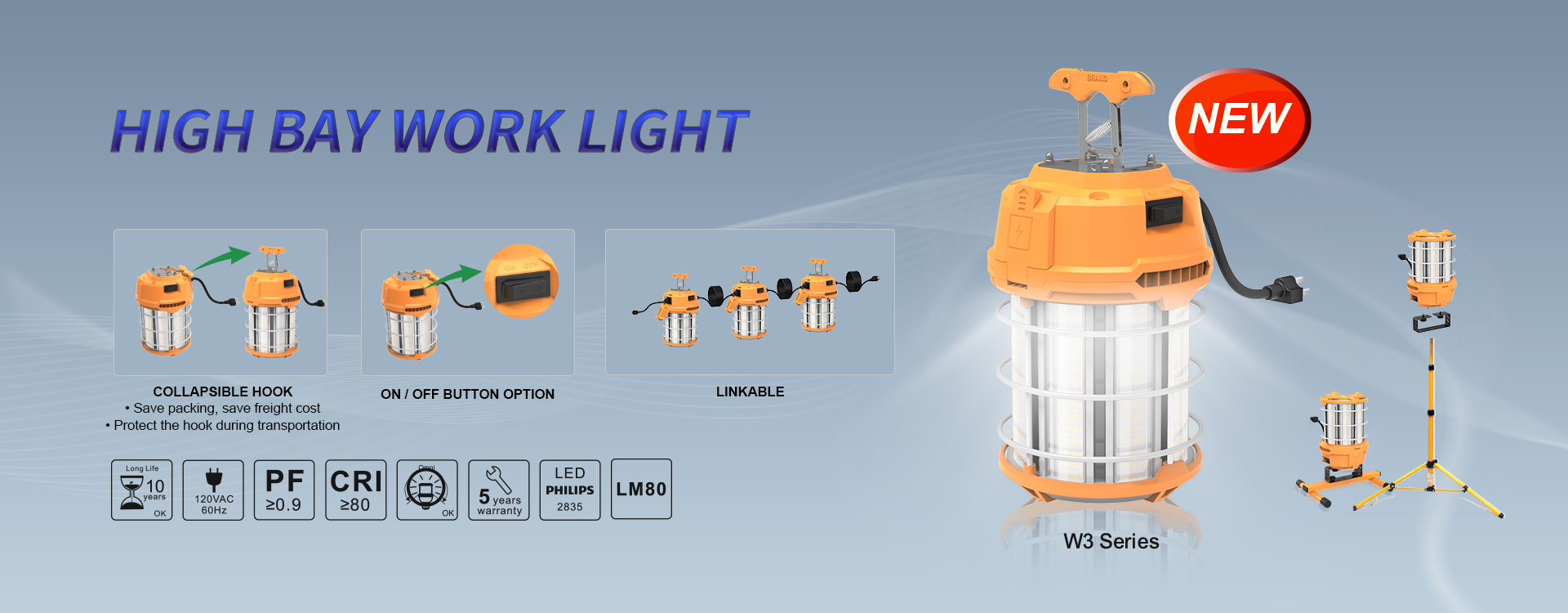 PowerLink LED Work Light/LED String Light